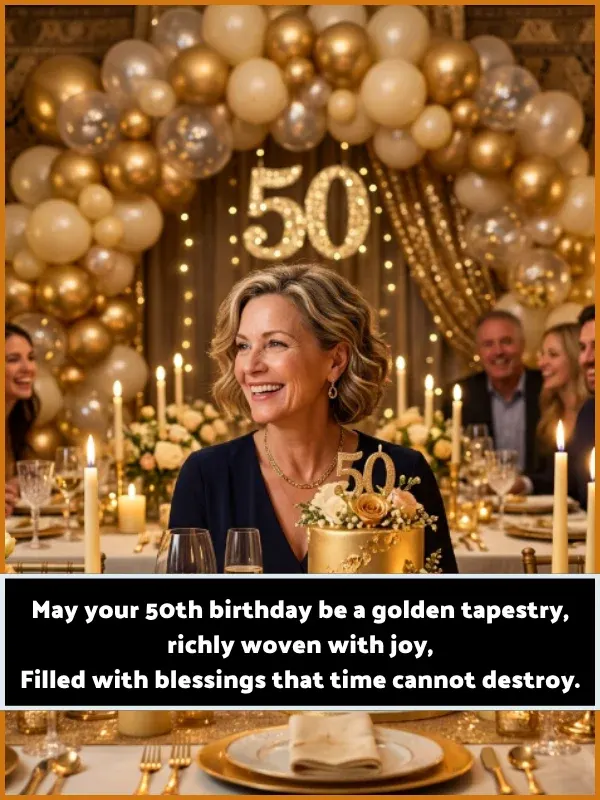 50th Birthday Wishes