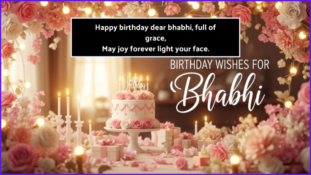 Birthday Wishes for Bhabhi