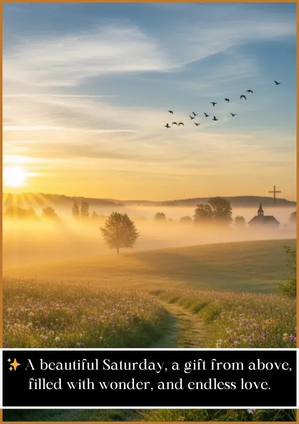 Beautiful Saturday Blessings