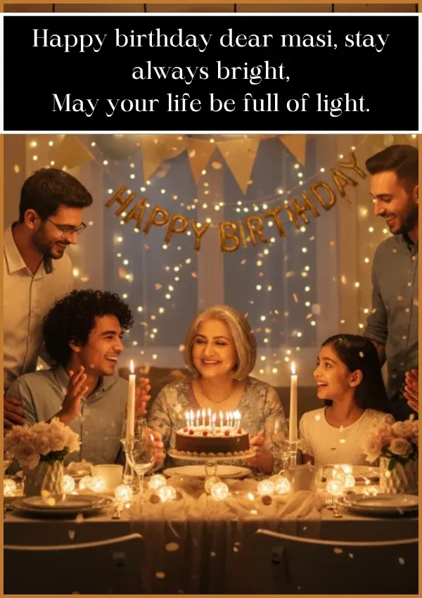 Birthday Wishes for Masi