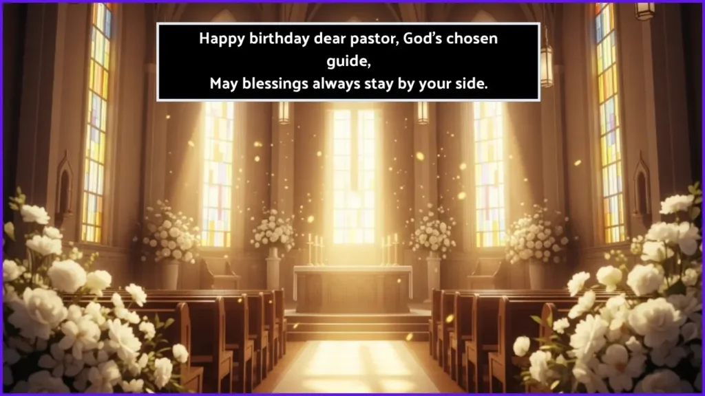 Birthday Wishes for Pastor