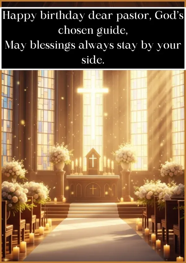 Birthday Wishes for Pastor