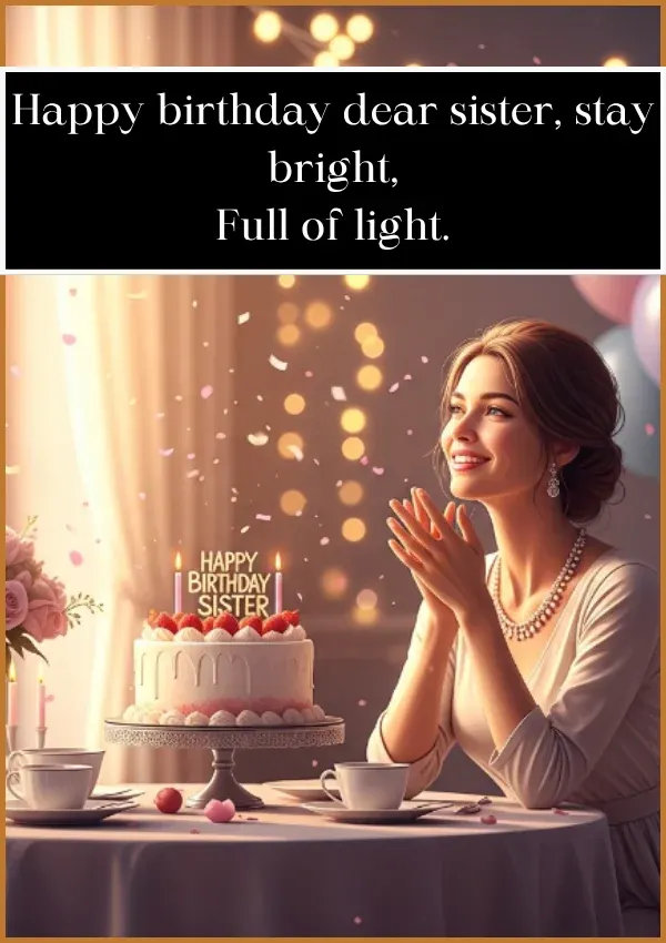 Birthday Wishes for Sister