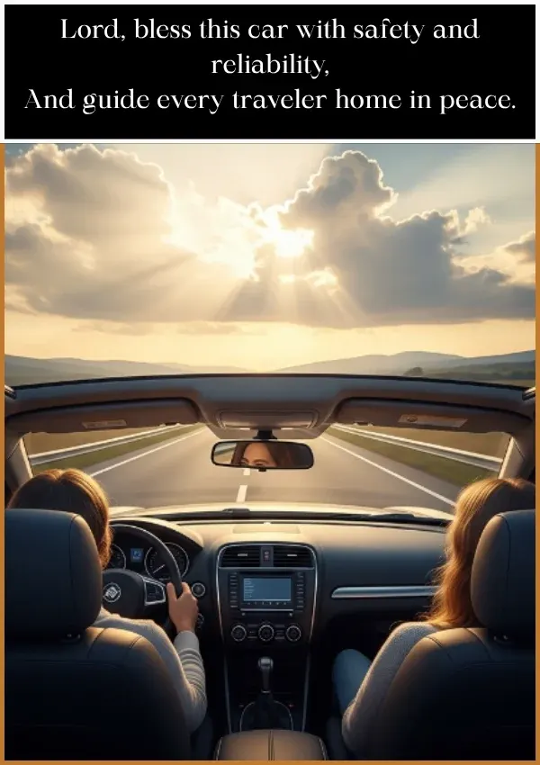 Blessing for a Car Blessing for a Car