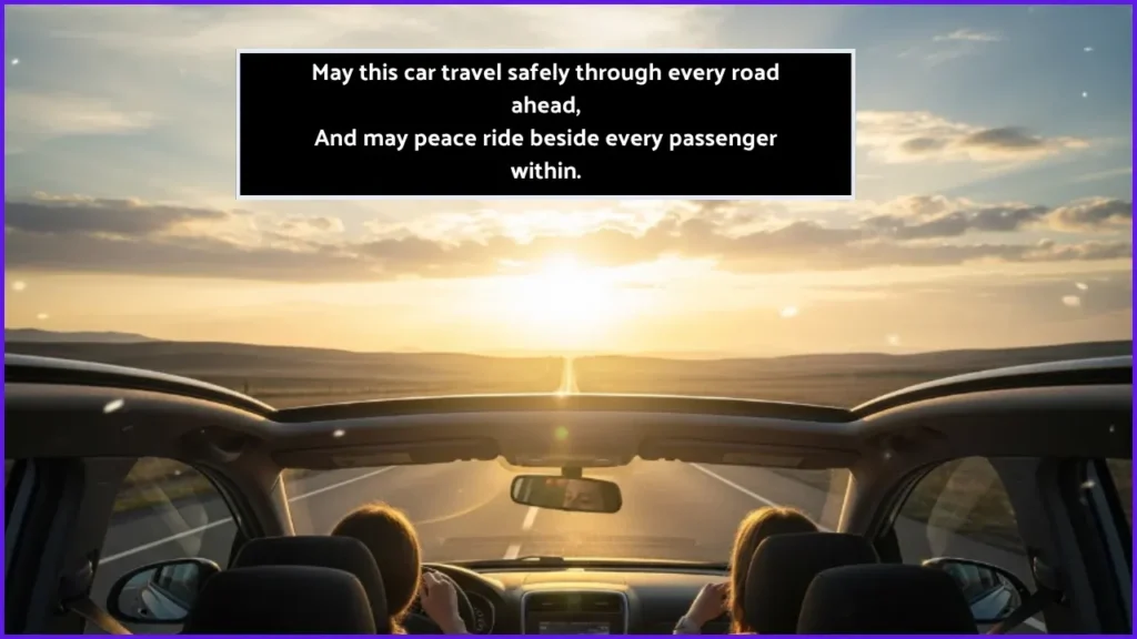 Blessing for a Car Blessing for a Car