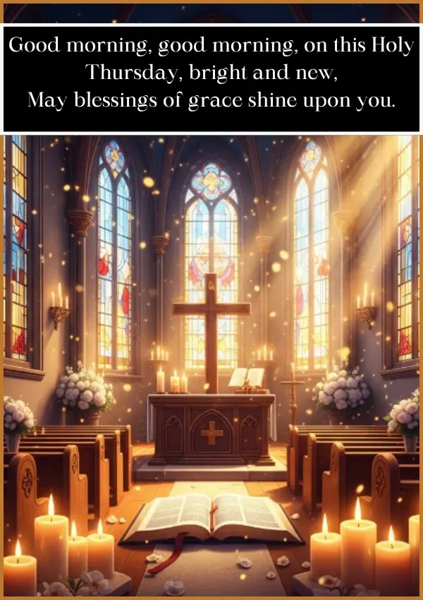 Good Morning Good Morning Holy Thursday Blessings