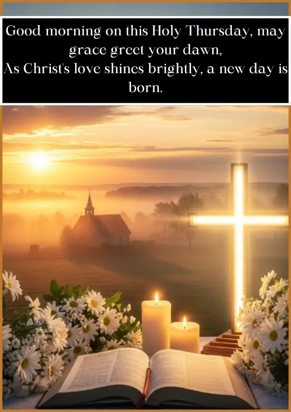 Good Morning Holy Thursday Blessings