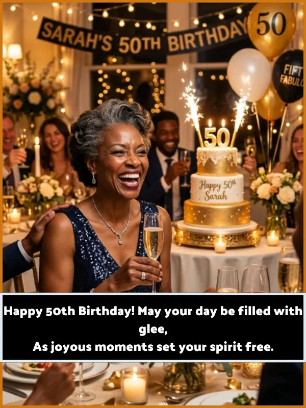 Happy 50th Birthday Wishes