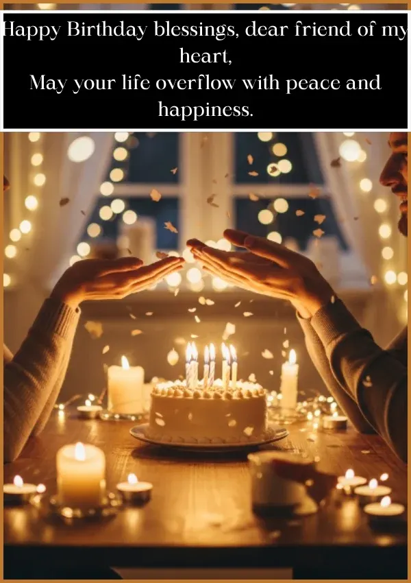 Happy Birthday Blessings Friend