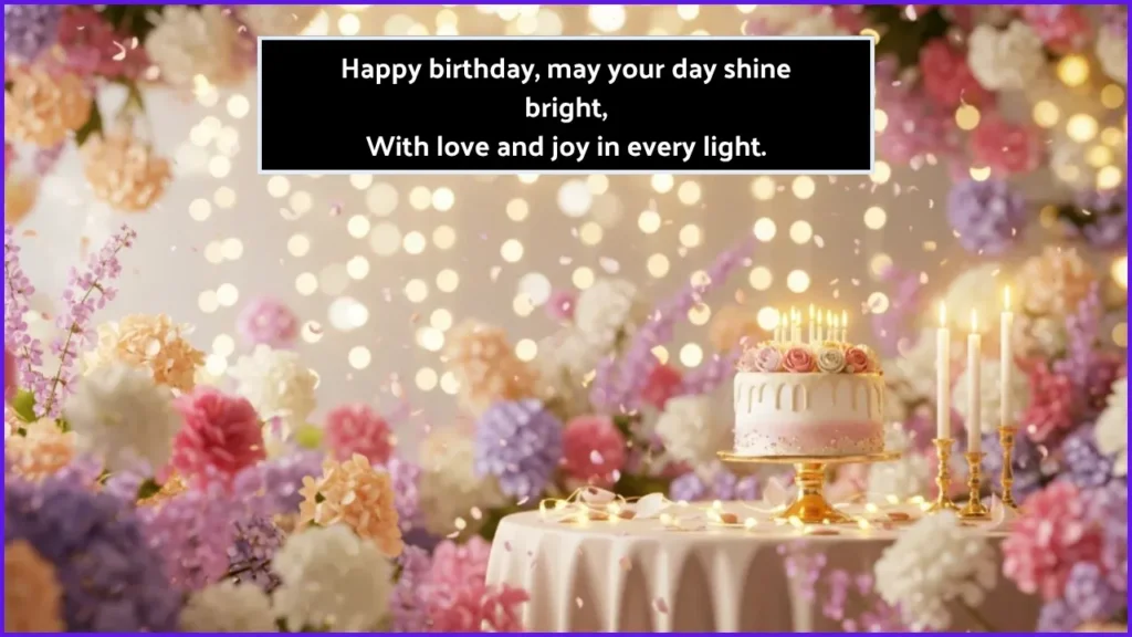Happy Birthday Wishes in English