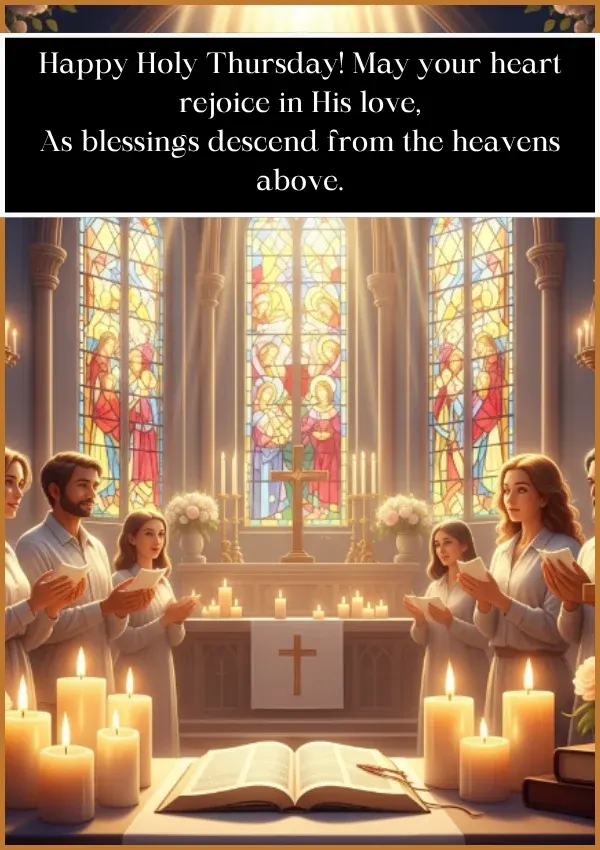 Happy Holy Thursday Blessings