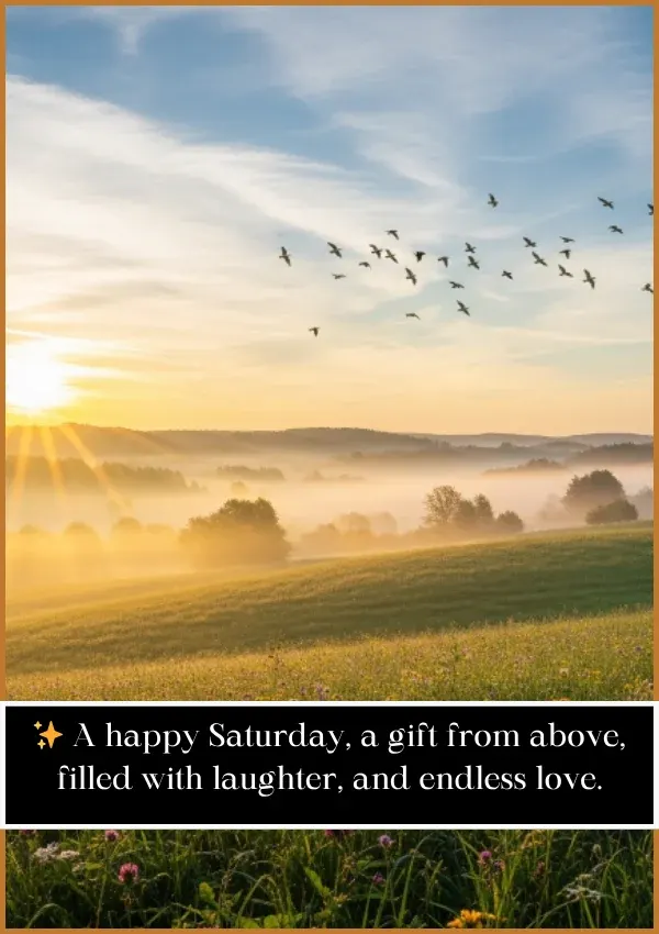 Happy Saturday Blessings