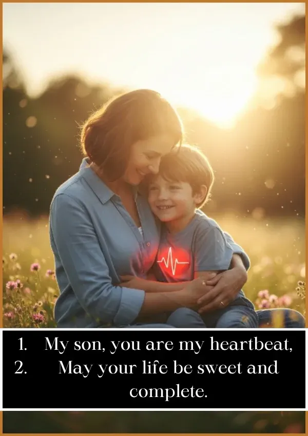 Heart Touching Birthday Blessing Wishes for Son from Mother