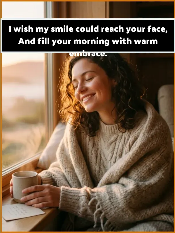 Heart Touching Good Morning Message to Make Her Smile Long-Distance