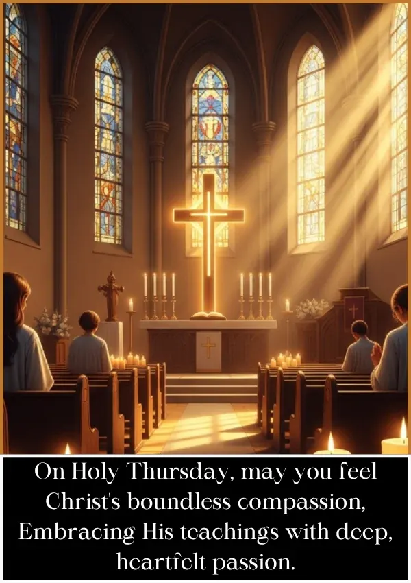 Holy Thursday Blessings