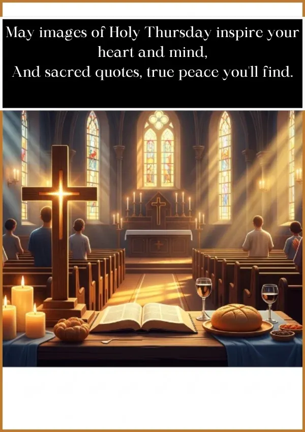Holy Thursday Blessings Images and Quotes