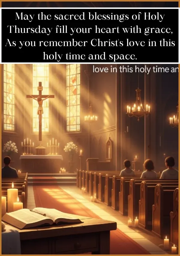 Holy Thursday Blessings
