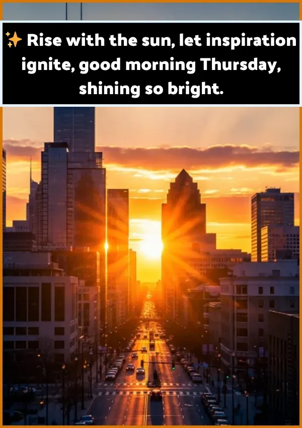 Inspiration Good Morning Thursday Blessings