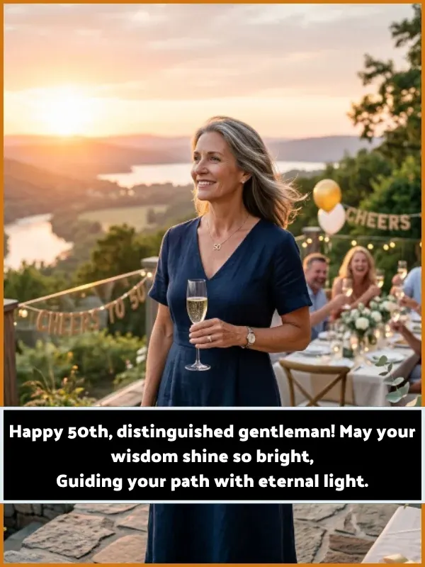 Male 50th Birthday Wishes