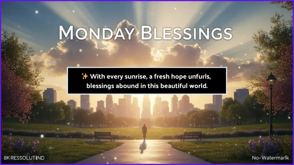 Monday Blessings