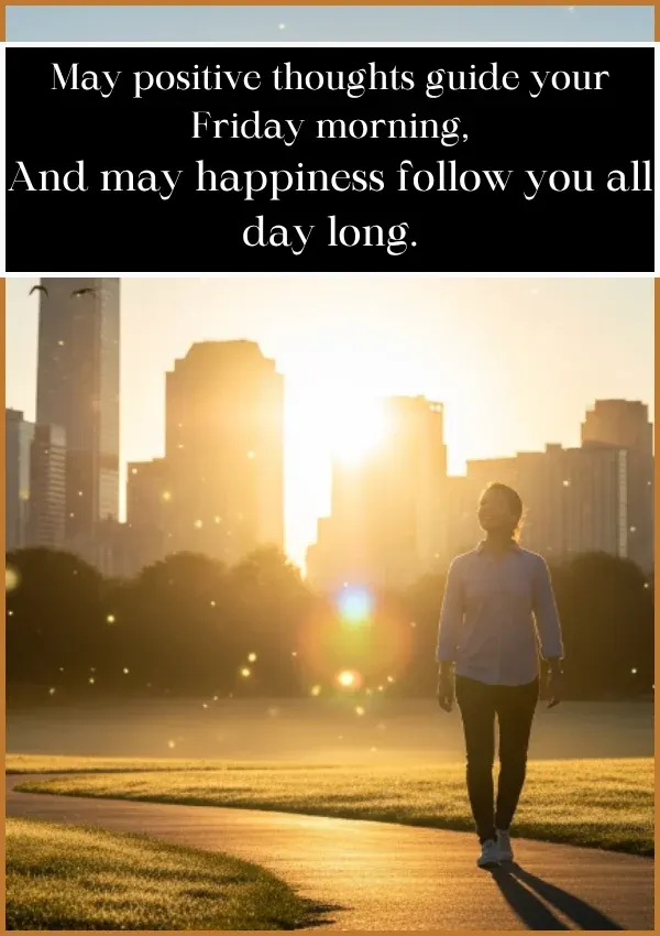 Positive Good Morning Friday Blessings