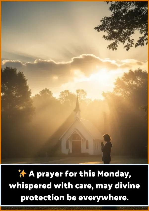 Prayer Monday Blessings