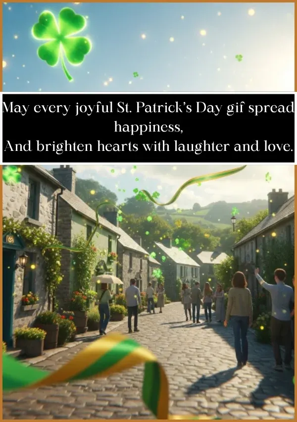 St Patricks Day Blessings Gif