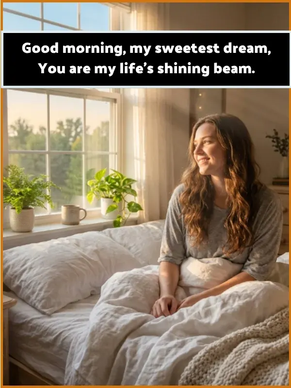 Sweet Good Morning Message to Make Her Smile