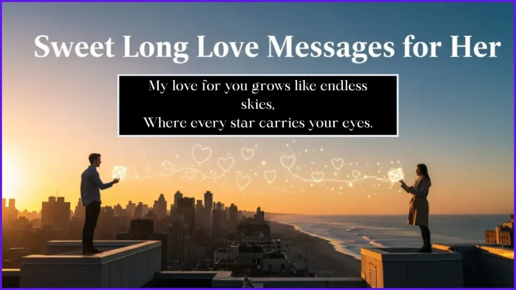 Sweet Long Love Messages for Her