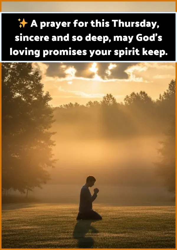 Thursday Blessings and Prayers