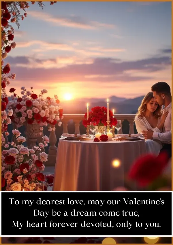 Valentine Day Wishes for Lover