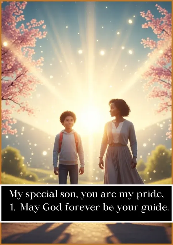 Very Special Son Blessing Birthday Wishes from Mother