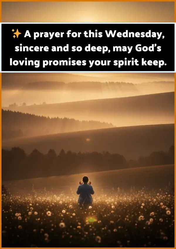 Wednesday Blessings and Prayers Wednesday Blessings and Prayers