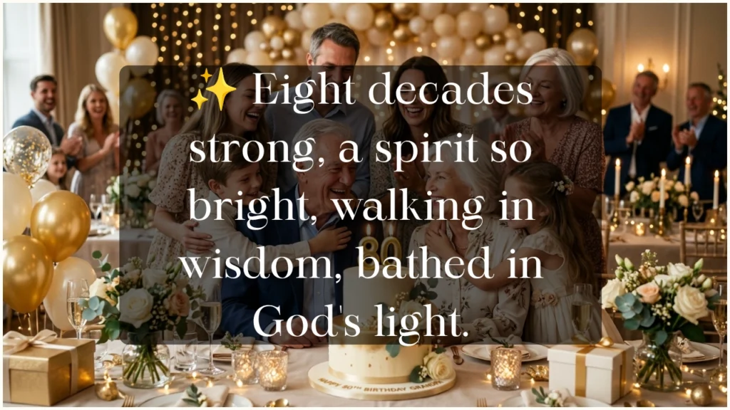 80th Birthday Wishes